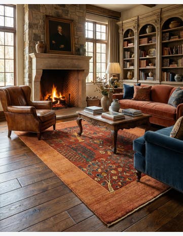 5' x 7' Luribaft Wool Rug