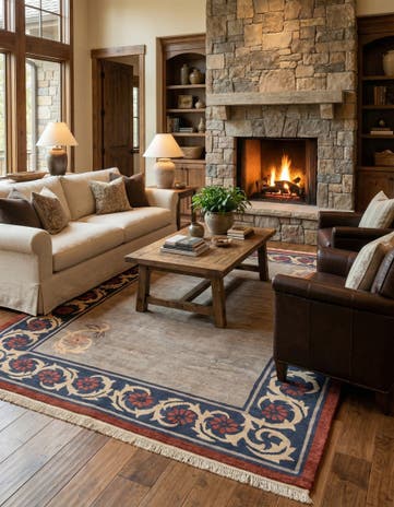8' x 10' 1 Hand Knotted Tibet Wool Rug