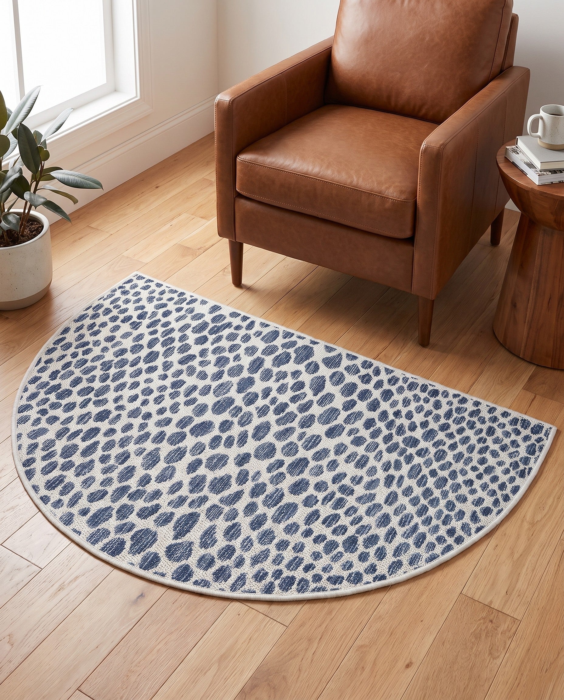 2' 2 x 3' 7 Easy-Clean Jill Zarin Cape Town Indoor / Outdoor Hearth Rug