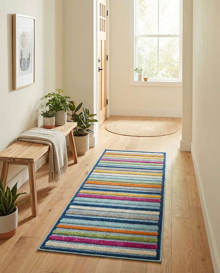 2' x 6' Easy-Clean Aruba Indoor / Outdoor Runner Rug
