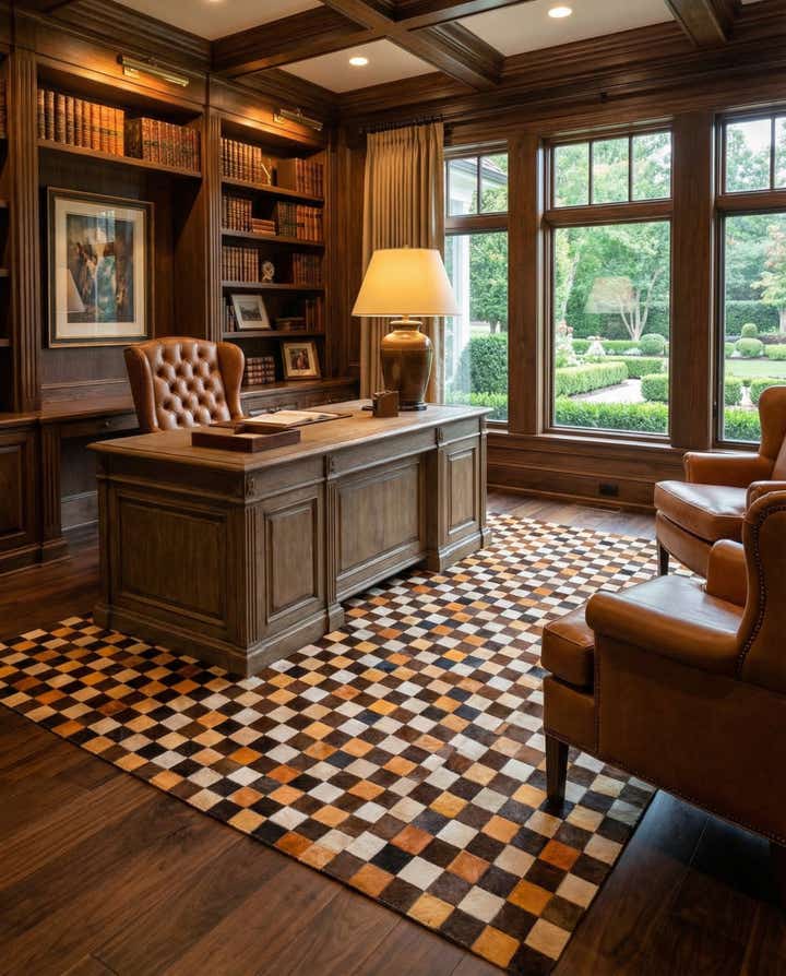 8' 2 x 9' 11 Cowhide - Patchwork Rug