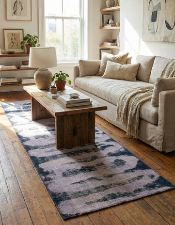 2' 10 x 10' 2 Hand Knotted Ultra Vintage Persian Wool Runner Rug