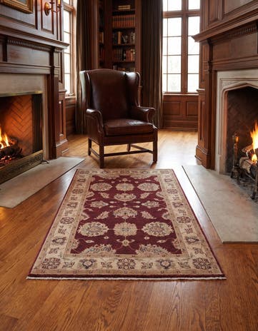 3' 1 x 5' 3 Hand Knotted Ziegler Rug