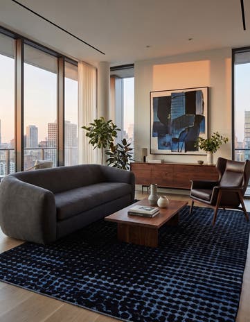7' 8 x 9' 9 Hand Knotted Darya Wool Rug