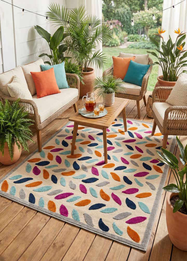 7' x 10' Easy-Clean Aruba Indoor / Outdoor Rug