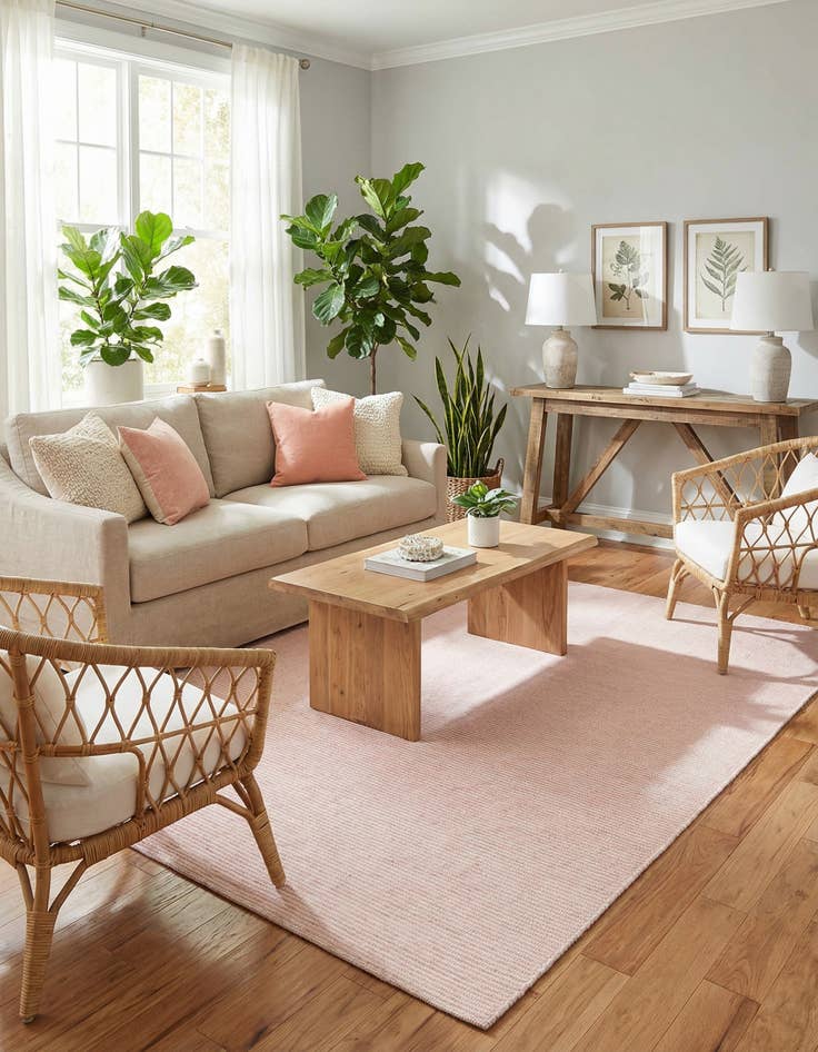 Detail image of 5' 1 x 8' Easy-Clean Jill Zarin Palm Springs Indoor / Outdoor Rug