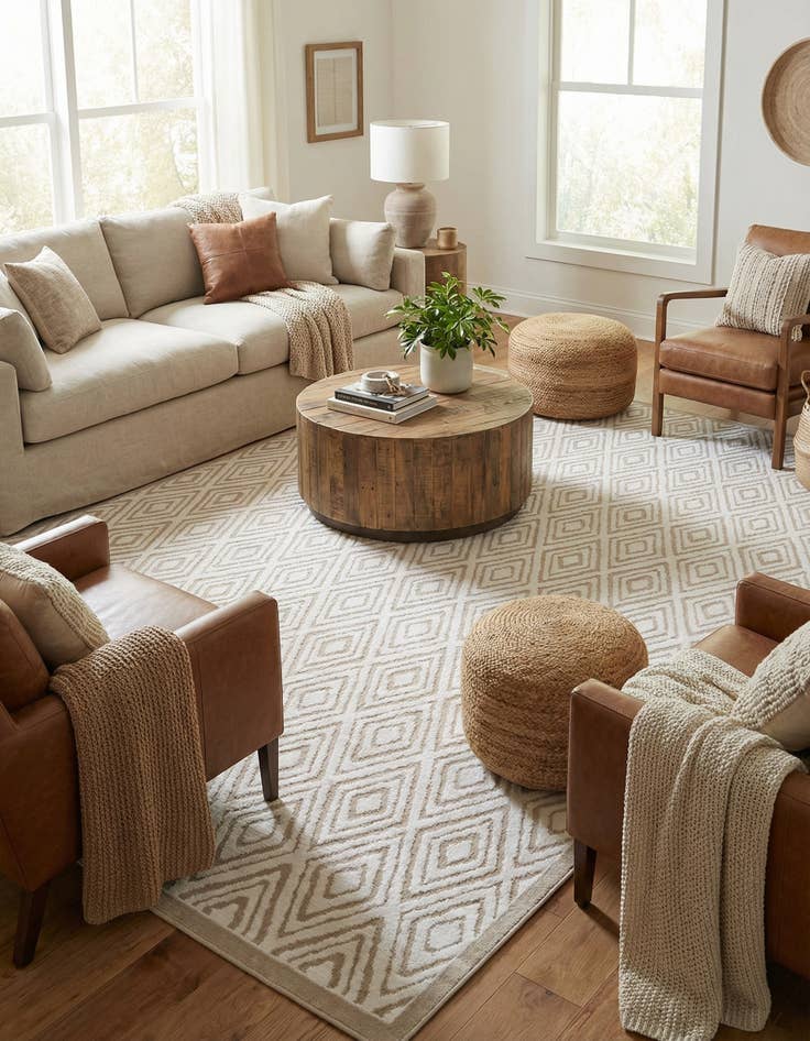 Detail image of 10' 8 x 14' Hermitage Rug