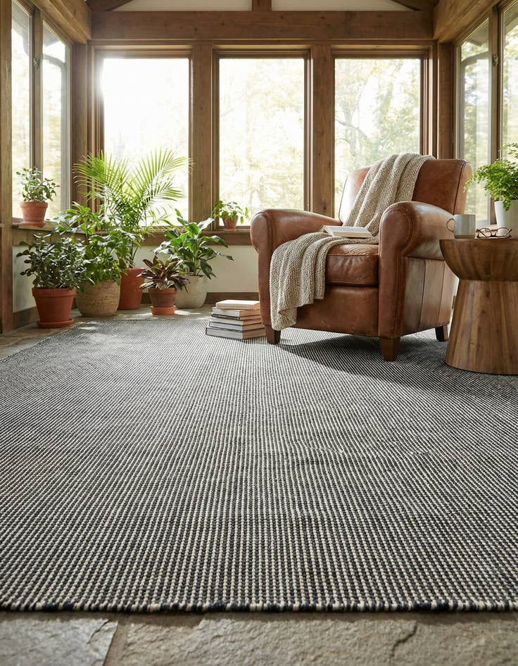 Detail image of 7' 10 x 10' Easy-Clean Jill Zarin Palm Springs Indoor / Outdoor Rug