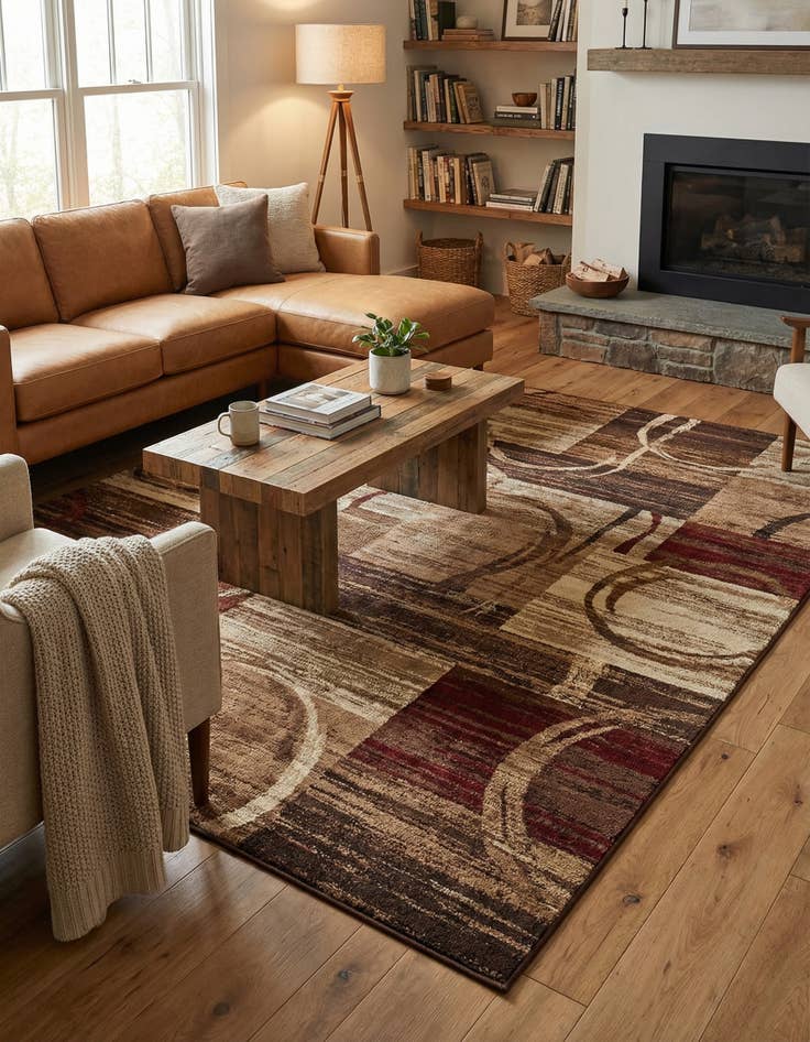 Detail image of 9' x 12' Coffee Shop Rug