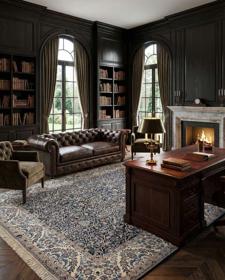 6' 8 x 9' 11 Hand Knotted Nain Rug