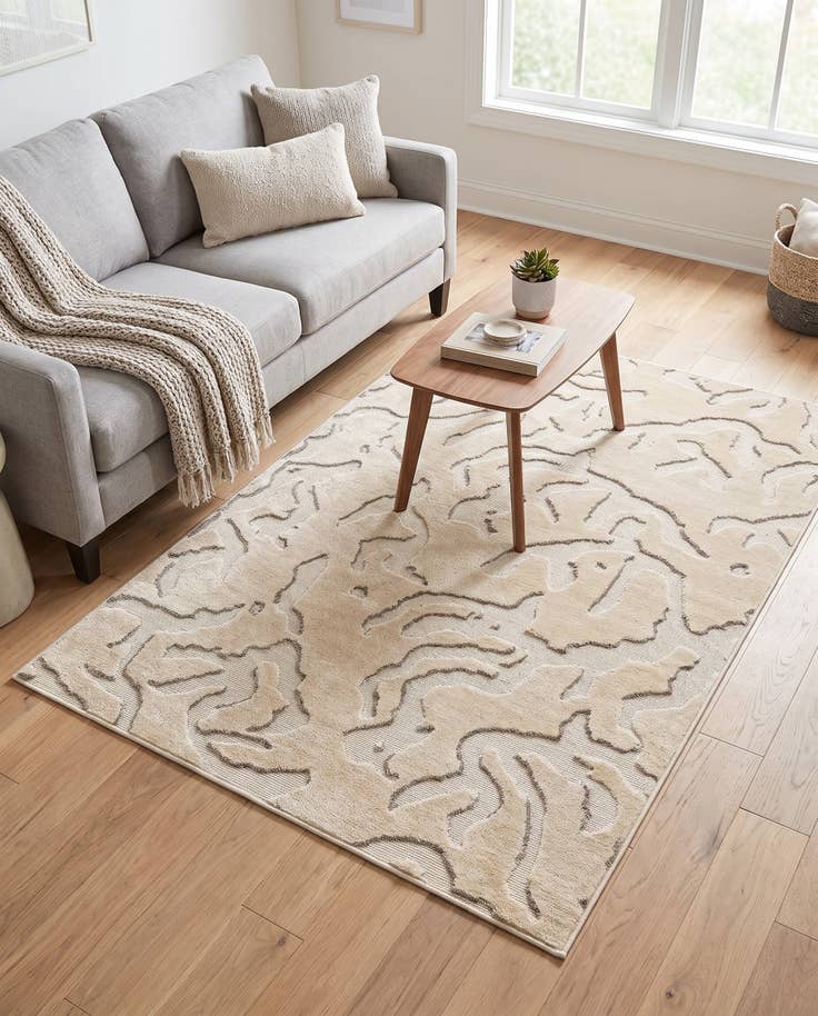 Detail image of 4' x 6' Easy-Clean Sabrina Soto Indoor / Outdoor Rug