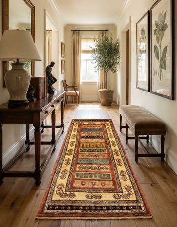 2' 6 x 6' 3 Luribaft Wool Runner Rug