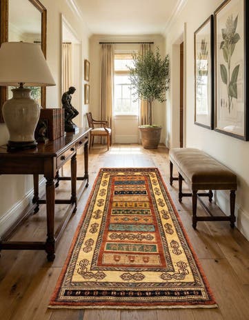2' 6 x 6' 3 Luribaft Wool Runner Rug