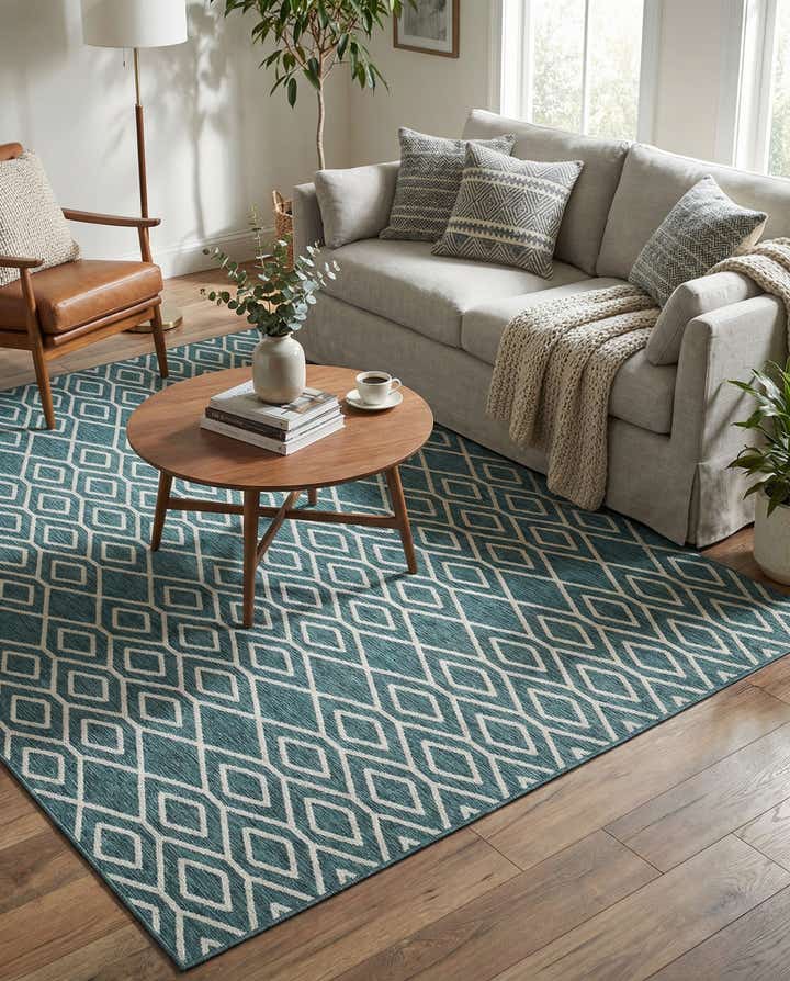 9' x 12' Easy-Clean Jill Zarin Turks and Caicos Indoor / Outdoor Rug