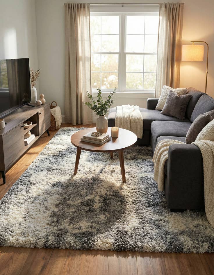 Detail image of  7' 10 x 7' 10 Soft Touch Shag Square Rug