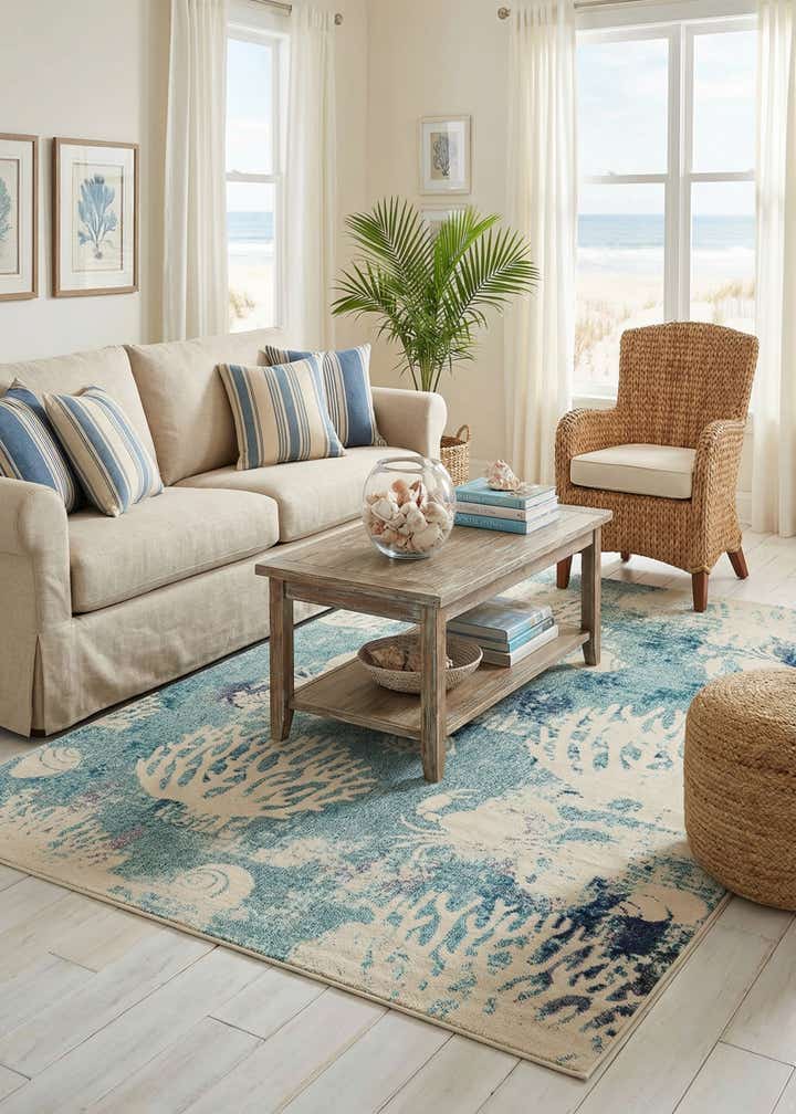 7' 1 x 10' Washable Amalfi Rug
