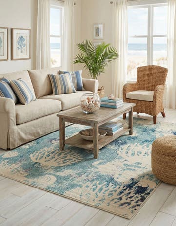 7' 1 x 10' Washable Amalfi Rug