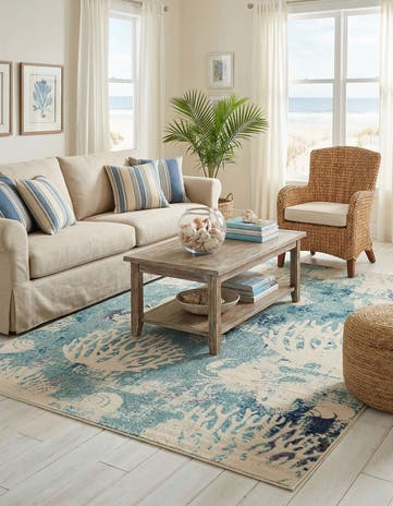 7' 1 x 10' Washable Amalfi Rug