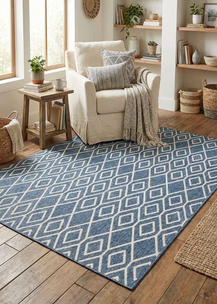 7' x 10' Easy-Clean Jill Zarin Turks and Caicos Indoor / Outdoor Rug