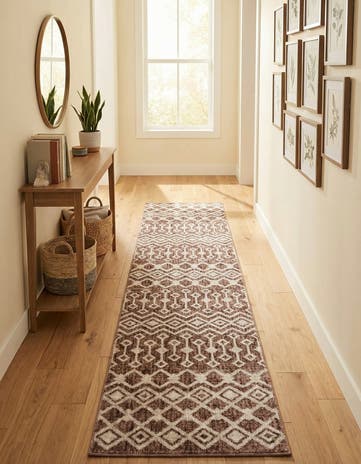 2' x 8' Eco Trellis Runner Rug