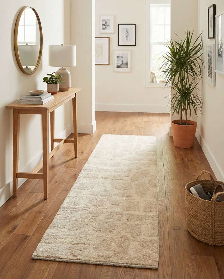 2' 7 x 8' 3 Hand Knotted Moroccan Wool Runner Rug
