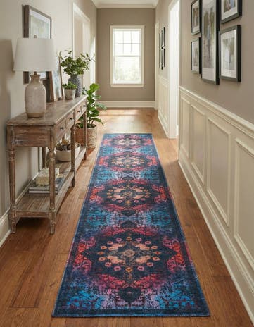 2' x 9' 10 Washable Francesca Runner Rug