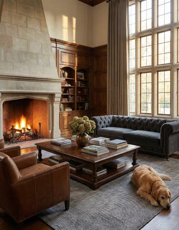 Earl Grey Hand Woven Jill Zarin English Manor Farmhouse Wool Square Rug