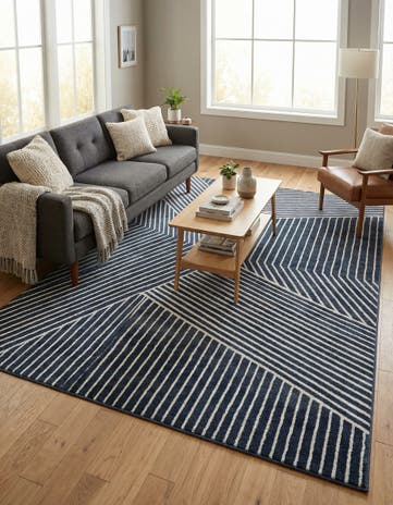 Blue Oslo Rug
