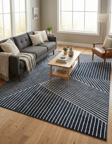 Blue Oslo Rug