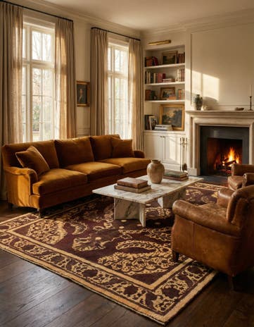 9' 7 x 12' 4 Hand Knotted Ultra Vintage Persian Wool Rug