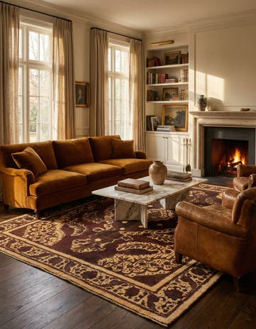 9' 7 x 12' 4 Hand Knotted Ultra Vintage Persian Wool Rug