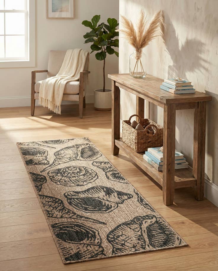 Detail image of 2' x 5' 3 Easy-Clean Coastal Indoor / Outdoor Runner Rug