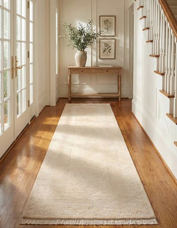 3' 5 x 12' 11 Hand Knotted Darya Wool Runner Rug