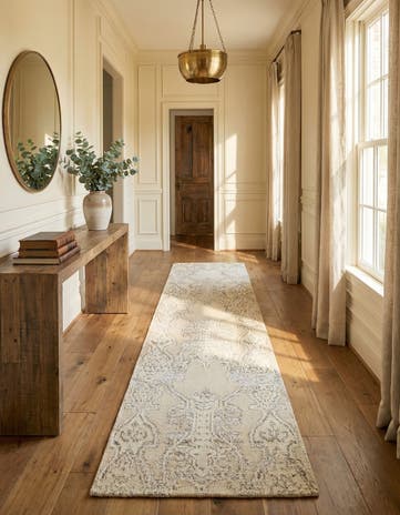 2' 7 x 8' 9 Hand Knotted Darya Runner Rug