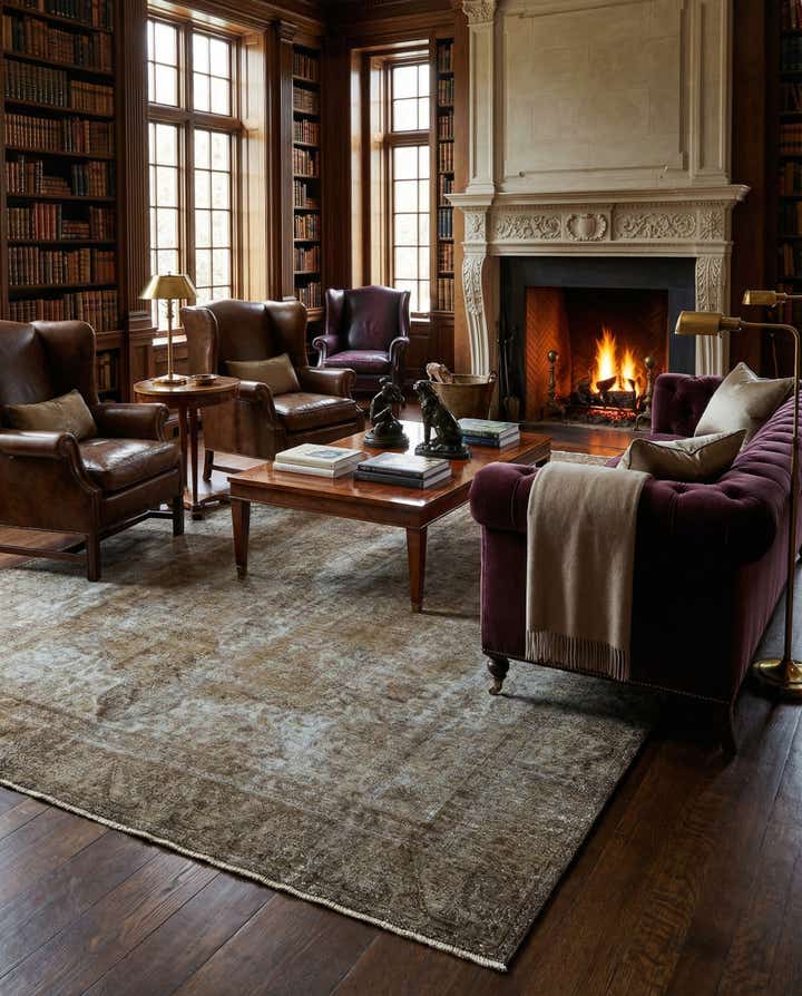 9' 4 x 13' Vintage Royal Rug