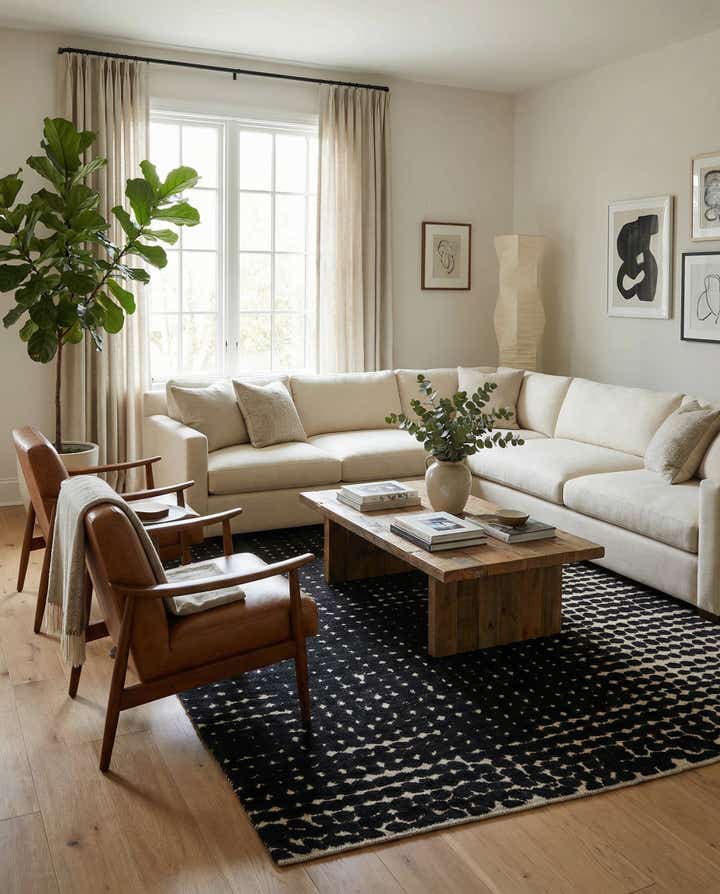 8' x 10' Hand Knotted Darya Wool Rug