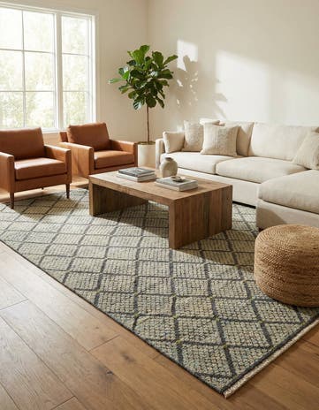 5' 6 x 10' 1 Hand Knotted Darya Wool Rug