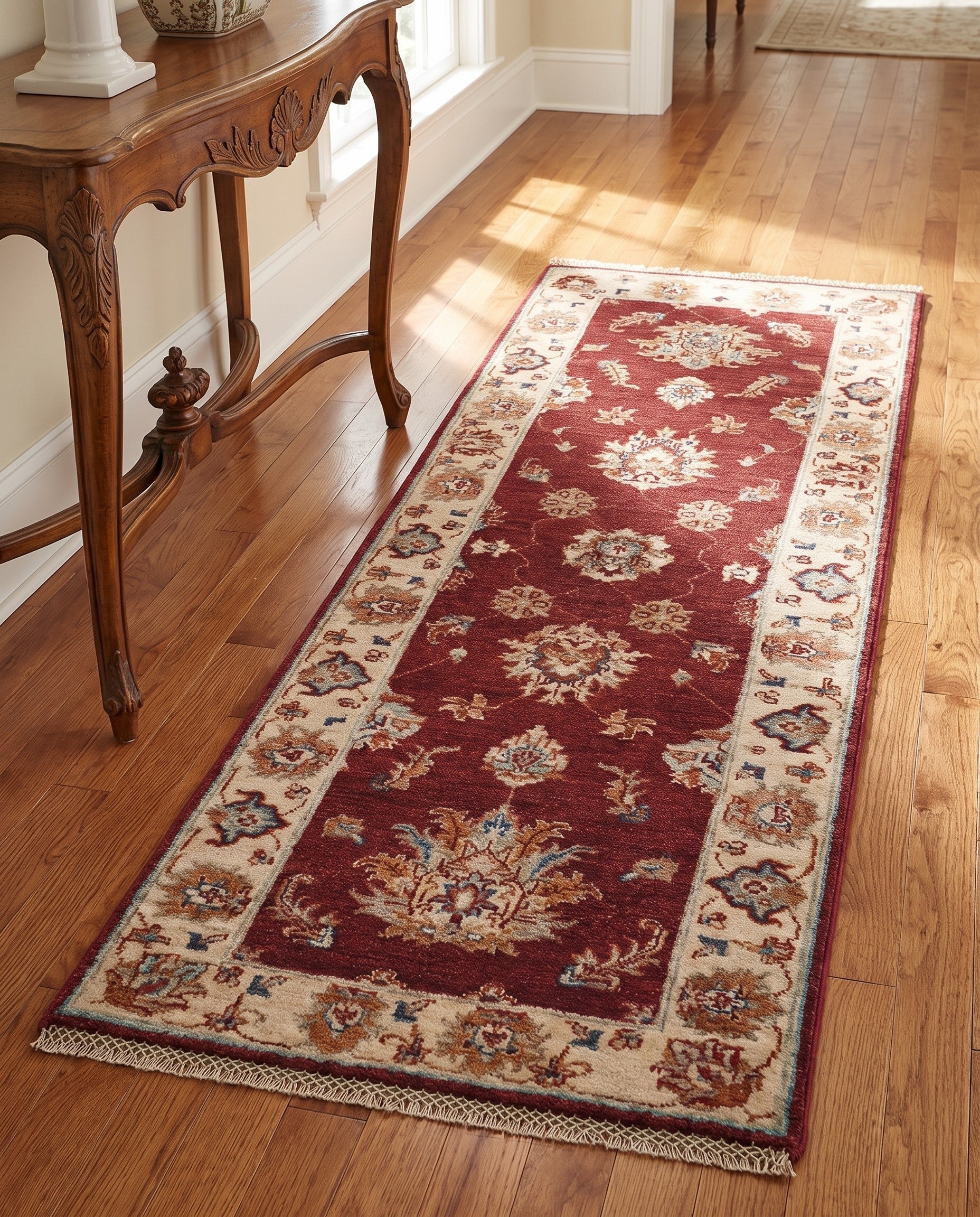 1' 11 x 6' 6 Hand Knotted Pershawar Ziegler Runner Rug