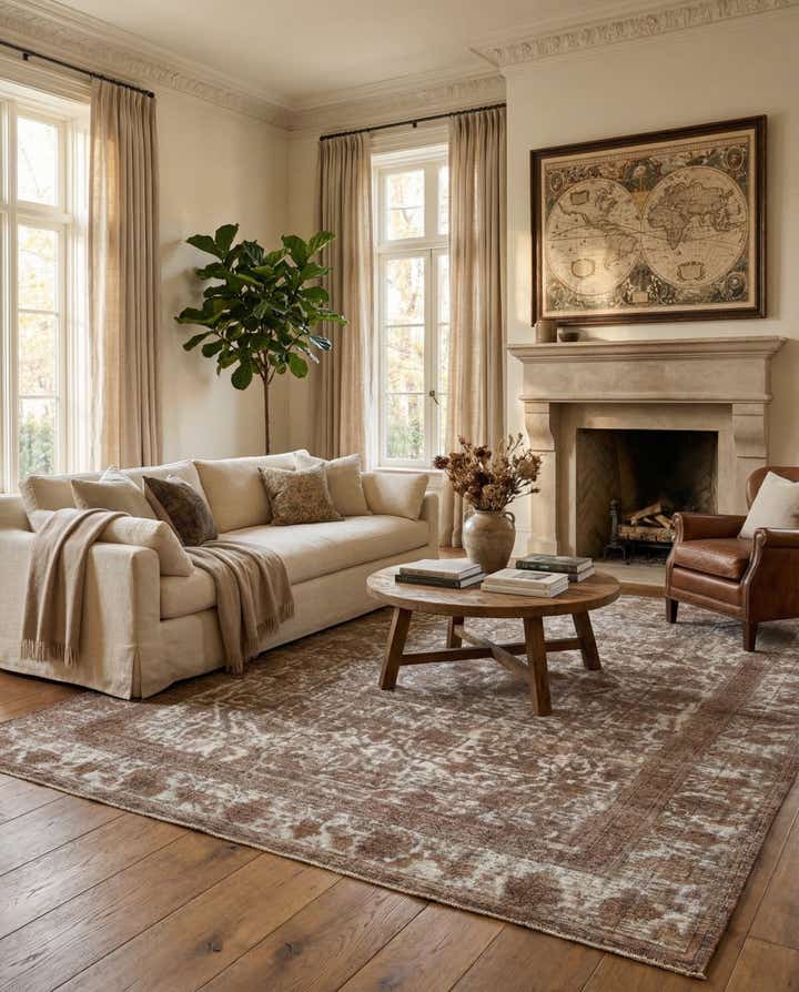 9' x 12' 1 Hand Knotted Ultra Vintage Persian Wool Rug