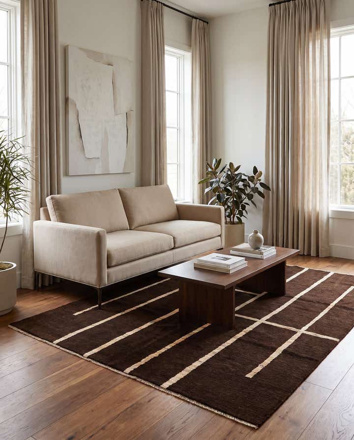 5' 9 x 7' 11 Hand Knotted Darya Wool Rug