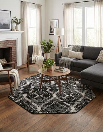 7' x 7' Tucson Octagon Rug