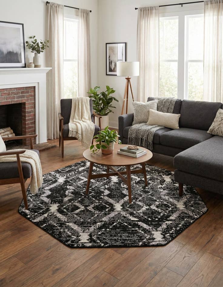 Detail image of 7' x 7' Tucson Octagon Rug