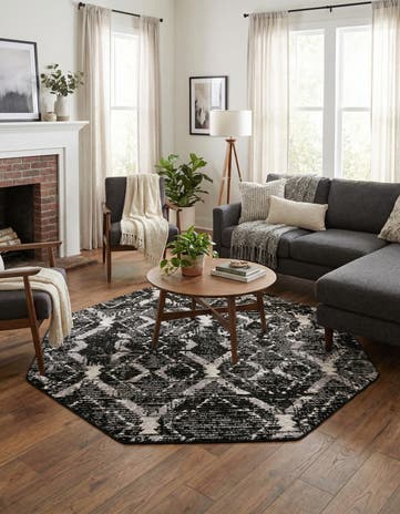 7' x 7' Tucson Octagon Rug