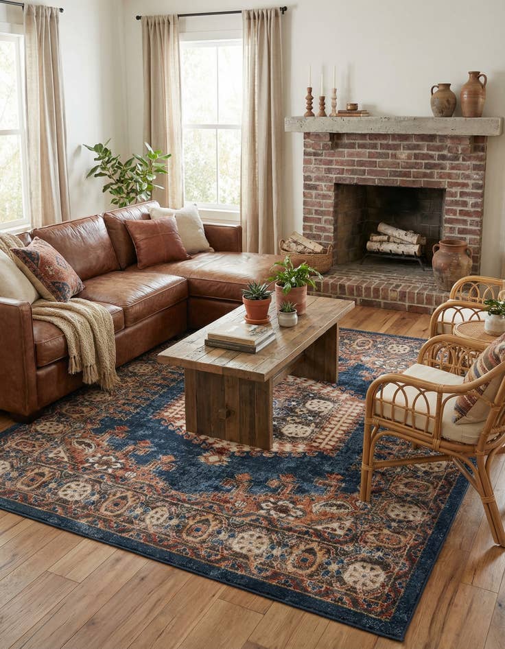 Detail image of  7' 10 x 7' 10 Eden Square Rug