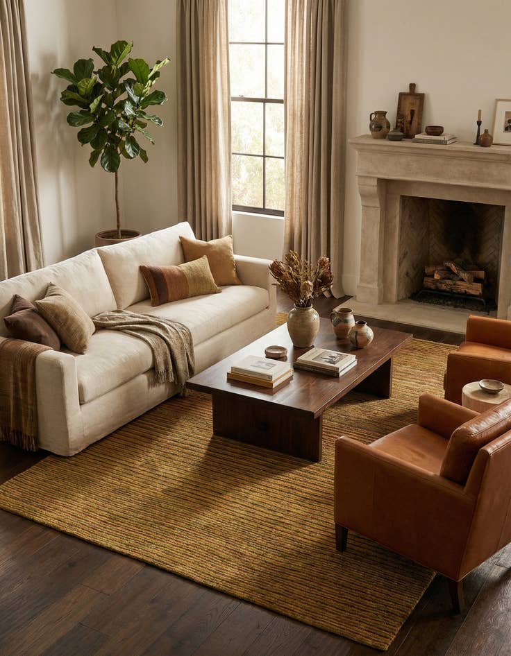 Detail image of  6' 6 x 8' 8 Juma Wool Rug