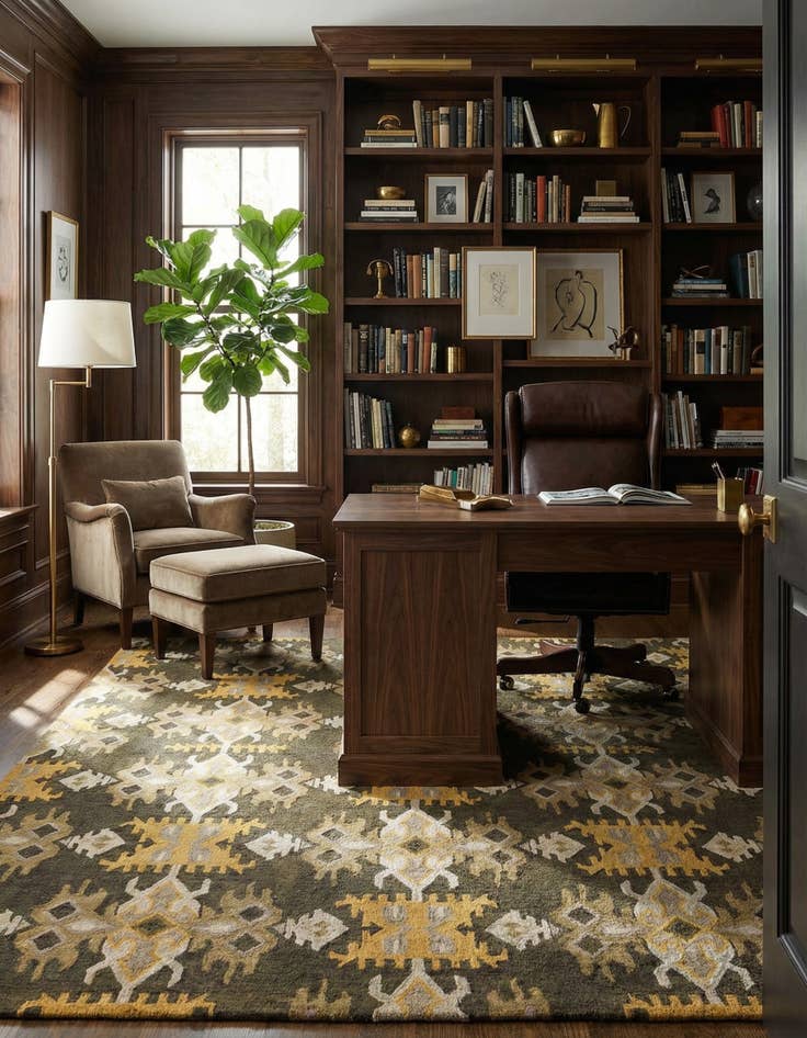 Detail image of 8' x 10' Luna Wool Rug