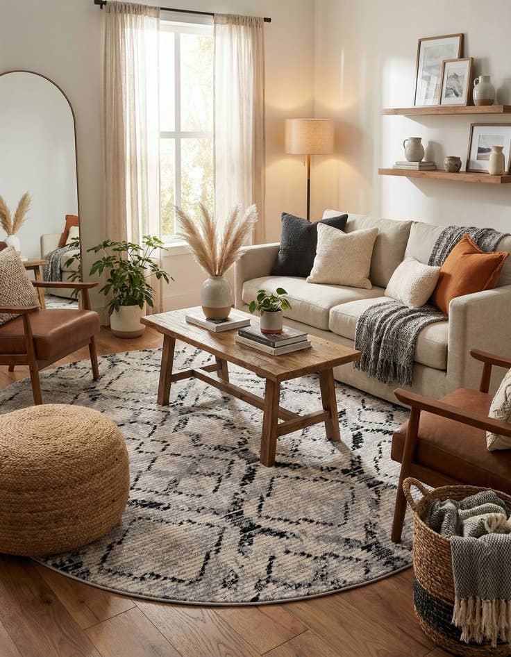 Detail image of 8' x 10' Tucson Oval Rug