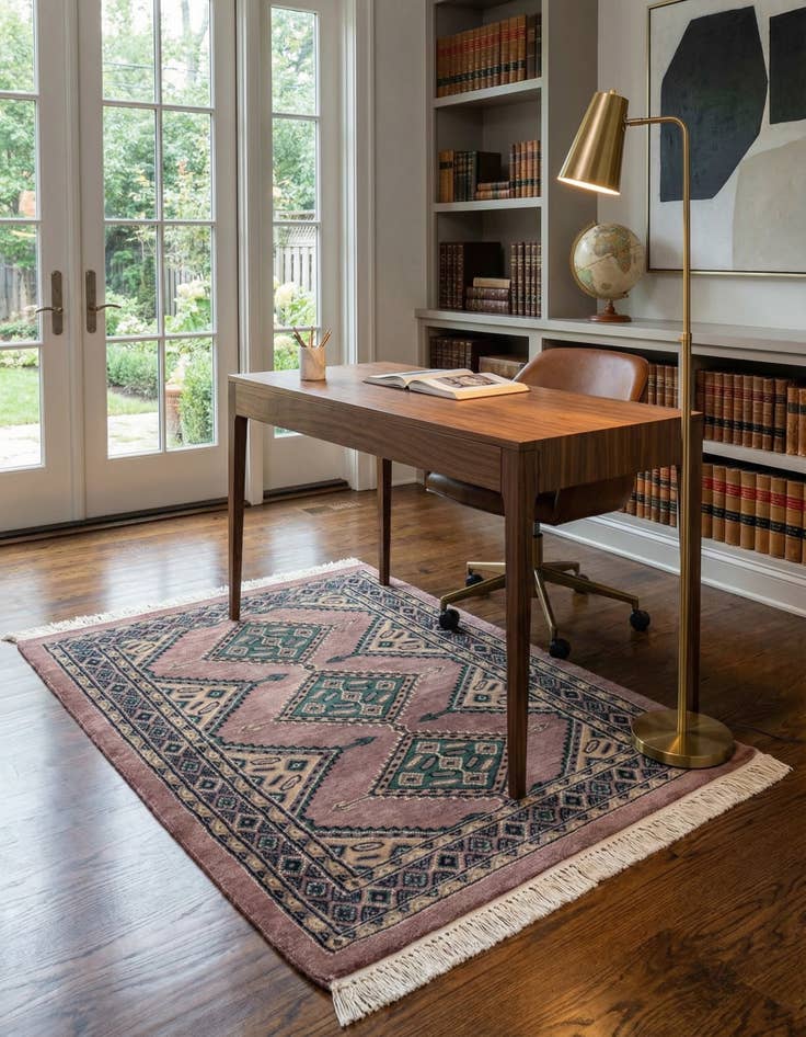 Detail image of  2' 7 x 3' 8  Hand Knotted Bokhara Rug