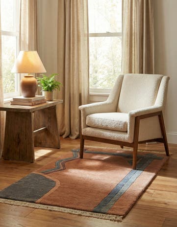 2' 2 x 3' 7 Hand Knotted Tibet Wool Rug