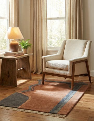 2' 2 x 3' 7 Hand Knotted Tibet Wool Rug